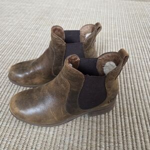 Ugg women's bonham leather chelsea boots - stout